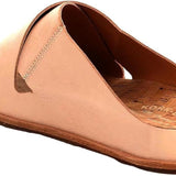 Tutsi Leather Slip-On Cross-Band Slide Sandal
