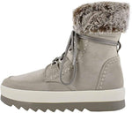 Cougar Women's Vanetta Mushroom Suede Size 11 Premium Faux Fur Mid Boot