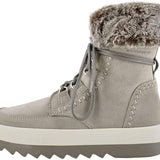 Cougar Women's Vanetta Mushroom Suede Size 10 Premium Faux Fur Mid Boot
