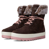 Cougar Women's Vanetta Cocoa Suede Size 6 Premium Faux Fur Mid Boot