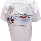 Bamboo Cay Mens Catch Of The Day Rayon Shirt