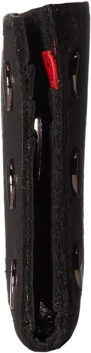 Hammitt Women's 110 North Folding Leather Wallet Black/Gunmetal With Zipper