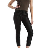 Mavi Women's Tess Black Snake 30/27 Mid Rise Super Skinny Pants