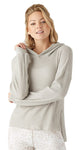 Glyder Women's X-Small Sand Rush Lightweight Waffle Knit Hoodie Sweatshirt