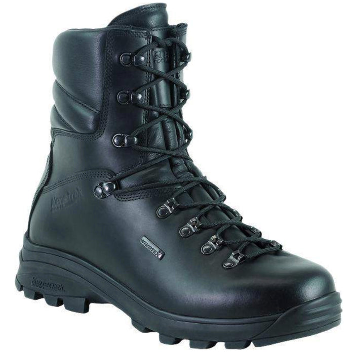 Kenetrek Men's Black Size 9  Leather Hard Tactical Boots W/Free Gaiter