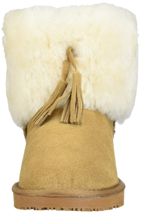Bayton Women's Adak Chestnut Size 9 Cuff Fashion Boot