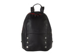 Hammitt Hunter 2 Black/Gunmetal/Red Zip Medium Leather BackPack