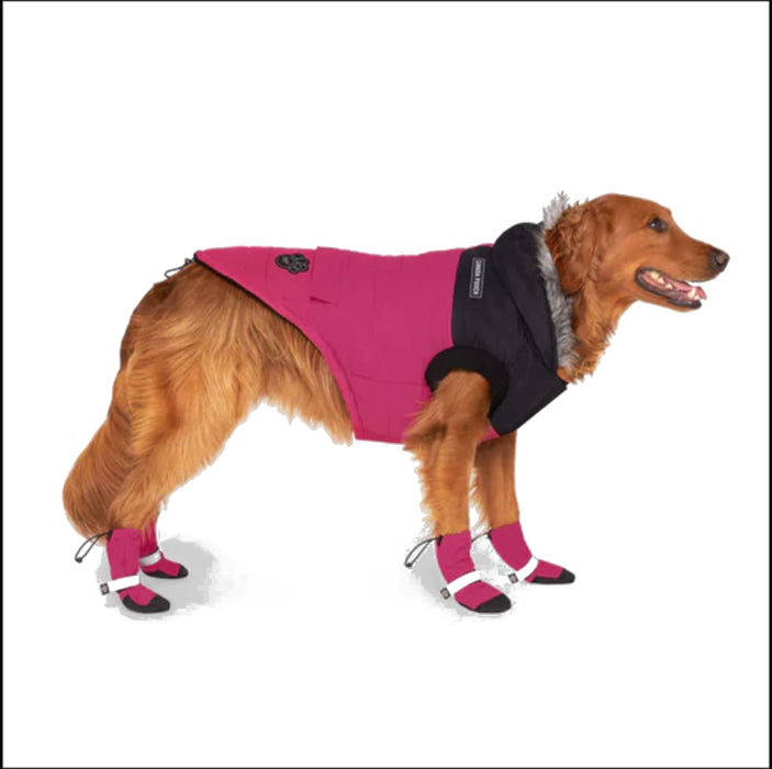 Canada Pooch True North Parka Size 20 Pink Insulated Dog Coat
