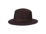 Scala Men's Norfolk Crushable Wool Felt Safari Hat