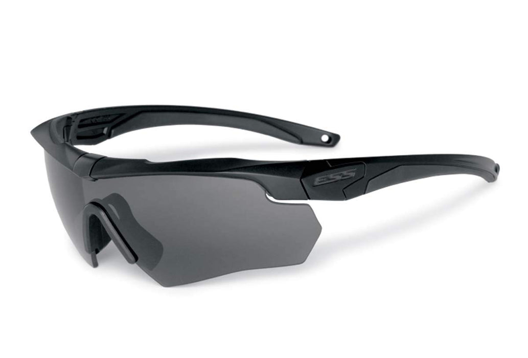 ESS Sunglasses Crossbow 2x Kit Black with Interchangeable Clear & Smoke Lens
