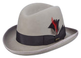 Scala Men's Classico Godfather Wool Felt Wide Brim Fedora Hat