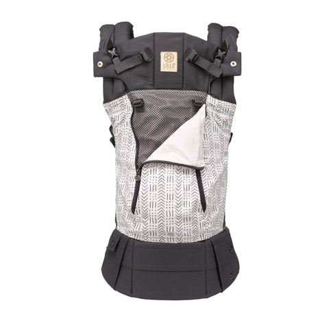 LLLbaby Complete All Seasons Ergonomic 6-in-1 Baby Carrier Newborn to Toddler - with Lumbar Support - for Children 7-45 Pounds - 360 Degree Baby Wearing - Inward & Outward Facing - Etch