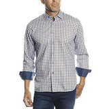 Luchiano Visconti Large Blue Camp Short Sleeve with Yellow Cars Shirt