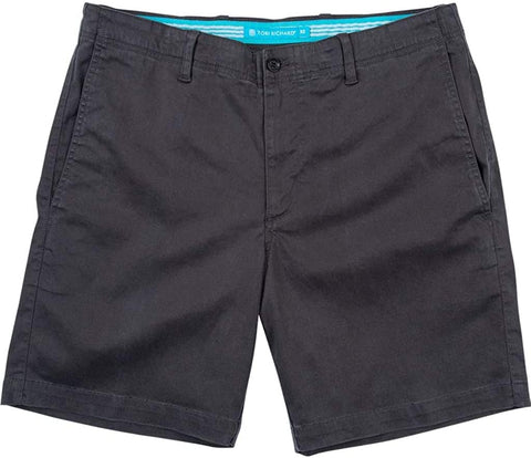Tori Richard Men's Monte Carlo Size 38 Charcoal Quick Dry 8" Inseam Shorts