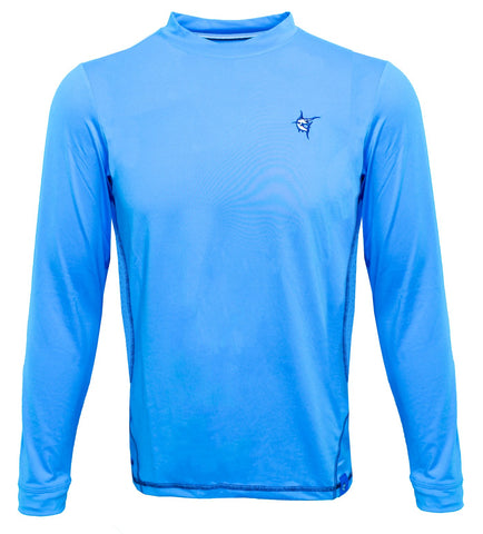 White Water X-Large Ocean Blue Grander Breathable Long Sleeve Shirt