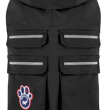 Canada Pooch Everest Explorer Size 18 Black Fleece Lined Insulated Dog Coat