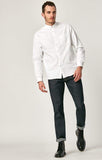 Mavi Men's Jake Size 33/32 Regular Tapered Slim Deep Real Selvedge Jeans