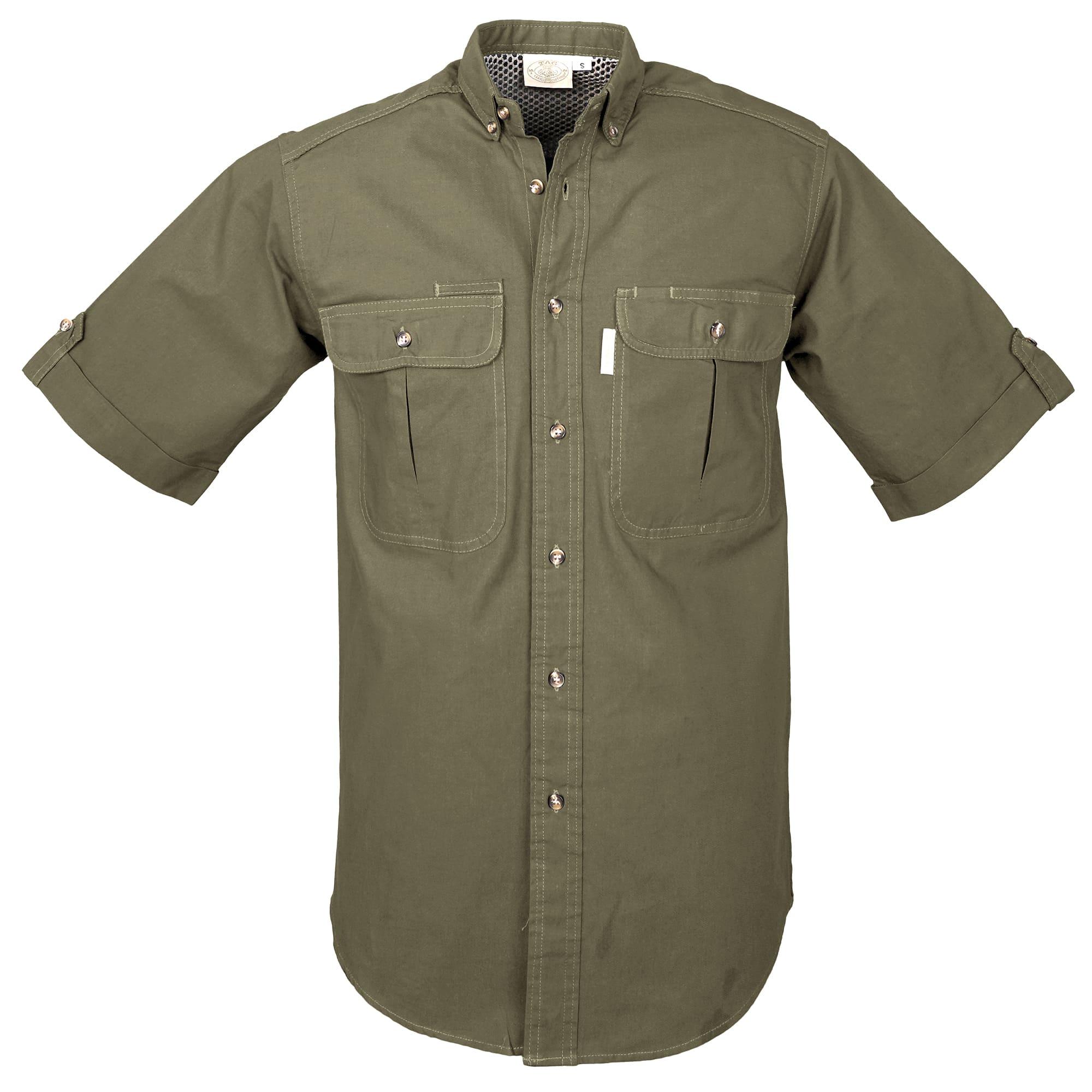 TAG Safari Men's Adventure Short Sleeve Shirt w Vent Back