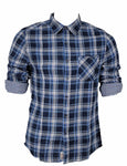 Flag & Anthem Blue Combination Sarona Double Layer XXX-Large Flannel Shirt