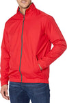Cutter & Buck Men's Nine Iron Twill Breathable Vented Back Full Zip Water Resistant Jacket (Red - X-Large)