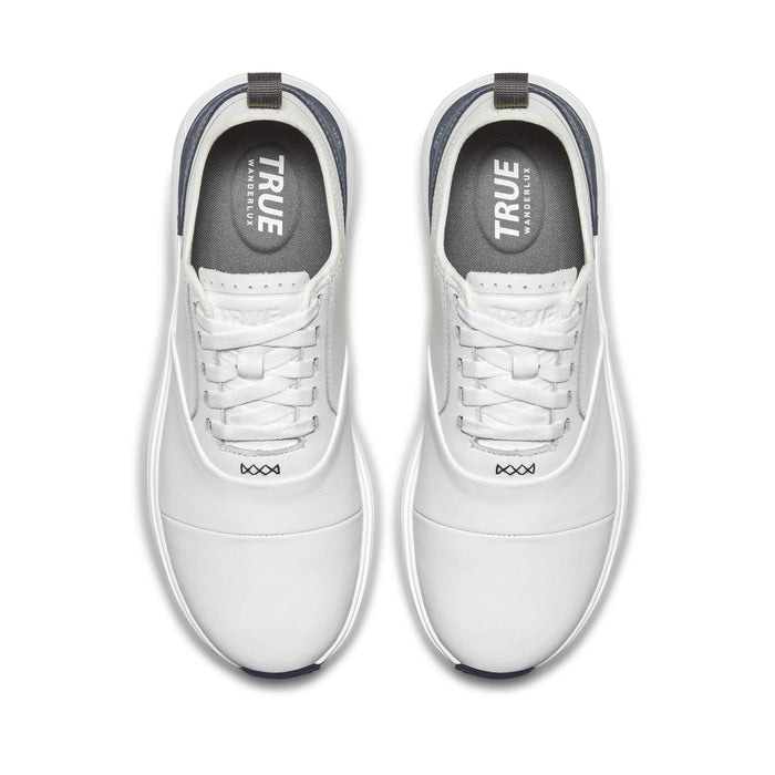 TRUE linkswear Lux Pro Tour White/Grey Size 11.5 Premium Leather Golf Shoes