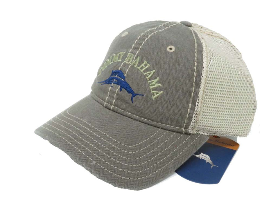 Tommy Bahama Washed Marlin Camper Olive Adjustable Golf Hat Ball Cap
