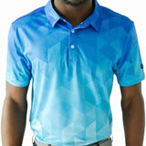 Yatta Golf Mens Standout Performance Short Sleeve Golf Polo Shirt