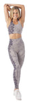 Glyder Women's X-Large Mocha/Oatmilk Tie-DyeHigh Waist Pure Soft Legging