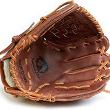 Nokona W-1200C Handcrafted Walnut Baseball, Softball, and Fastpitch Glove - Closed Web for Infield and Outfield Positions, Adult 12 Inch Mitt, Made in The USA