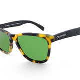 Peppers Polarized Sunglasses Black Sands Shiny Black Green Camo w/G15 Lens