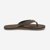 Hari Mari Men's Fields Tan/Olive Size 10 Memory Foam and Arch Support Flip Flops