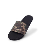 Indosole 2022 Edition Women's ESSNTLS Vegan All-Terrain Slides, Improved Cloud Comfort Reused Tire Sole, Natural Rubber Footbed, Arch Support, Microfiber Lined ENVRO Strap