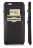 Vaultskin Soho One iPhone 6 Cognac Leather Wallet Case
