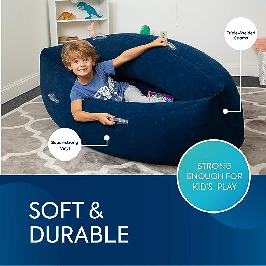 Bouncyband Comfy Therapeutic Inflatable Peapod Sensory Chair For Kids