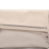 Hammitt Women's VIP Large Leather Purse With Strap Paved Grey/Brushed Silver