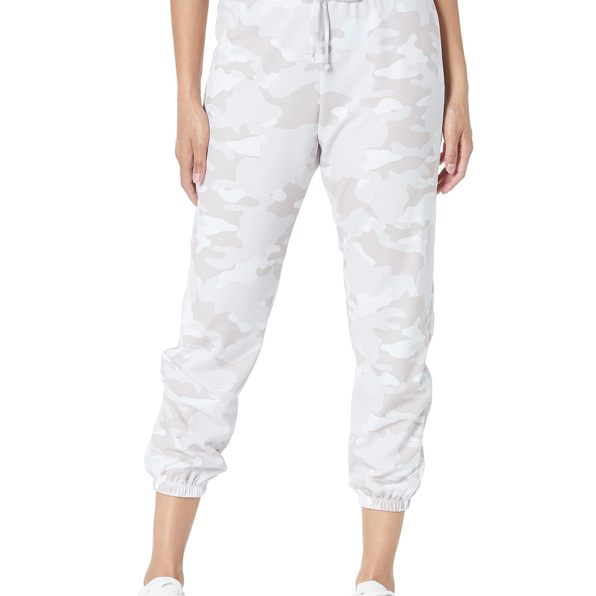 Onzie Women's French Terry Beige Camo Medium/Large Lounge Fleece Sweatpants - Sports by Sager
