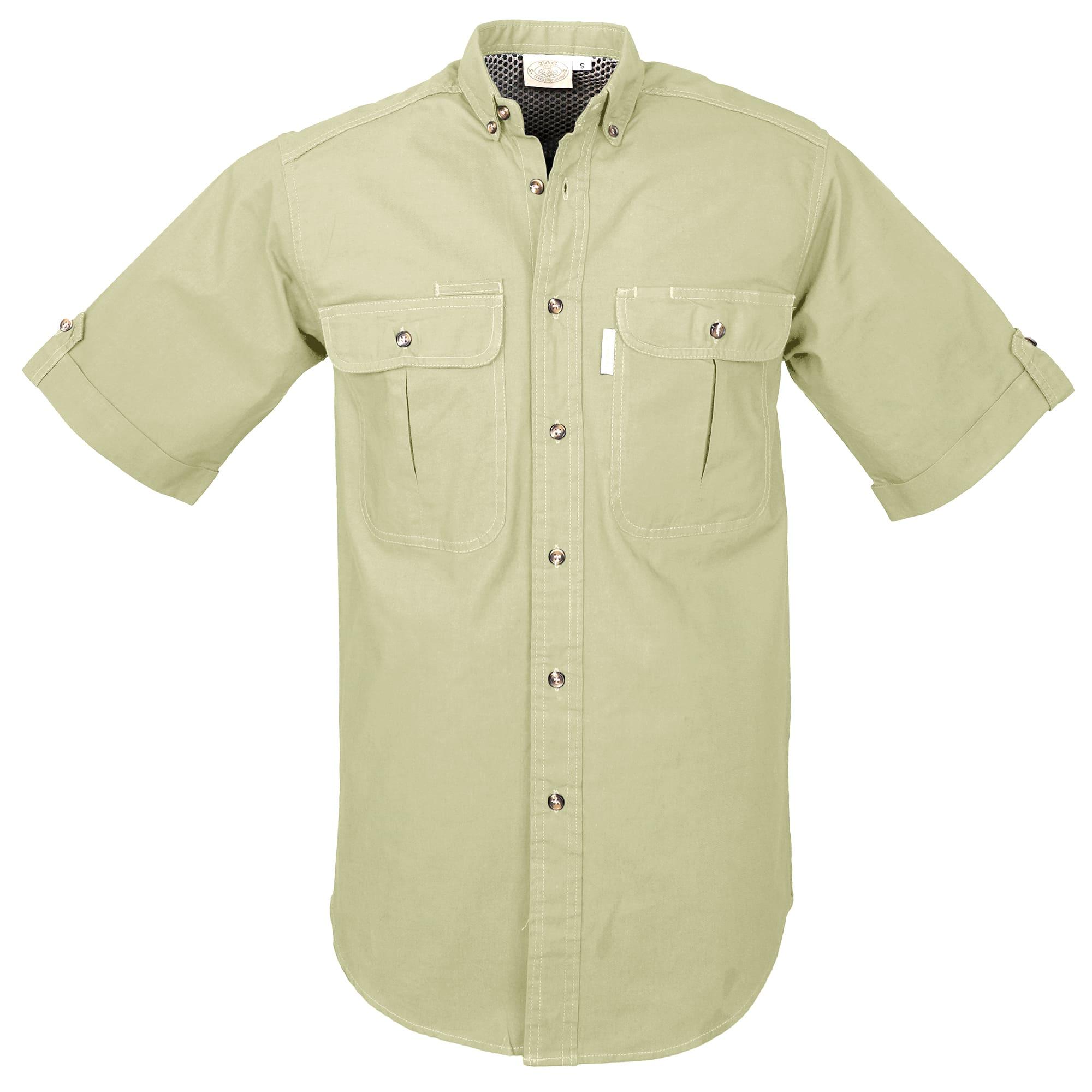 TAG Safari Men's Adventure Short Sleeve Shirt w Vent Back