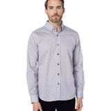 Robert Graham Men's Evanston Pink Medium Button-Up Long Sleeve Shirt