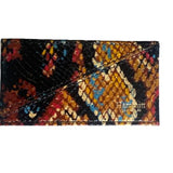 Hammitt Women's Botanical Snake Metro Leather Card Case
