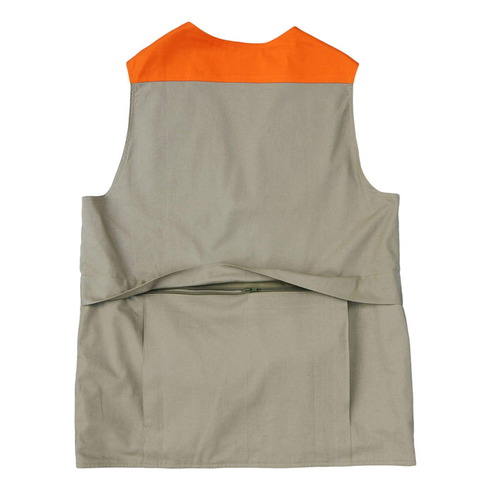 TAG Safari Men's Khaki Blaze Safari Vest Size Medium with Covered Pockets