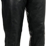 Milwaukee Leather Men's LKM5790 Black 5 Pocket Casual Motorcycle Leather Pants