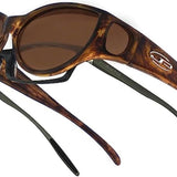 Jonathan Paul Fitovers Medium Ikara Tiger Eye Polarized Amber Sunglasses