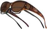 Jonathan Paul Fitovers Medium Ikara Tiger Eye Polarized Amber Sunglasses