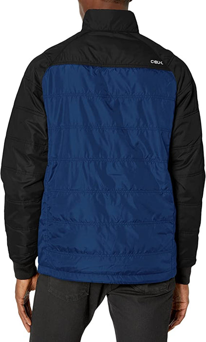 Cutter & Buck Men's Thaw Insulated Half Zip Packable Pullover Jacket (Tour Blue - Large)