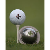 Tin Cup Fleur de Lis Golf Ball Custom Marker Alignment Tool