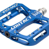 Chromag Contact Blue Aluminum Body Platform Downhill Bike Pedal