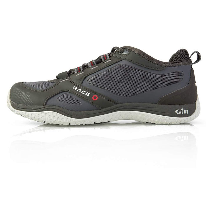 Gill Race Trainer Shoes Grey Non-Slip Unisex Size 5