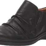 Comfortiva Women's Florian Black Size 8.5 Italian Leather Slip-On Shoes