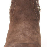 Comfortiva Women's Rawnie Rich Brown Size 7.5 Suede Ankle Boots