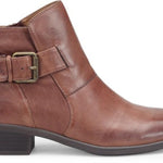 Comfortiva Women's Cardee Caffe Size 7 Leather Ankle Boots